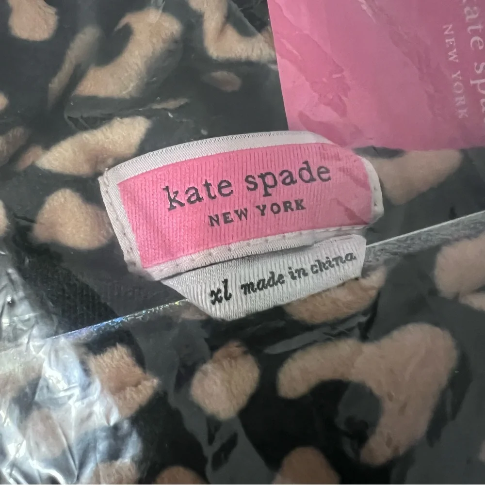 Kate Spade Pajama Set XL Jogger Sleepwear Eyemask Long Sleeve NWT